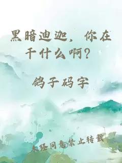 黑暗迪迦，你在干什么啊？