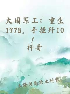 大国军工：重生1978，手搓歼10！