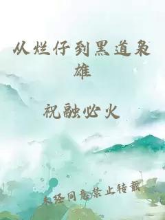 从烂仔到黑道枭雄