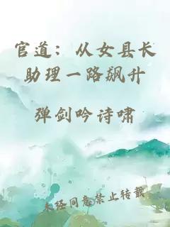 官道：从女县长助理一路飙升