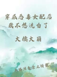 穿成恶毒女配后我不想洗白了